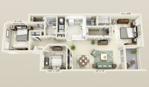 23-cool-3-bedroom-3d-plans