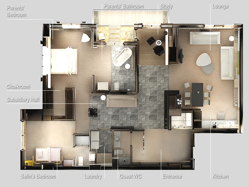  50  3D FLOOR PLANS  LAY OUT DESIGNS  FOR 2  BEDROOM  HOUSE  OR 